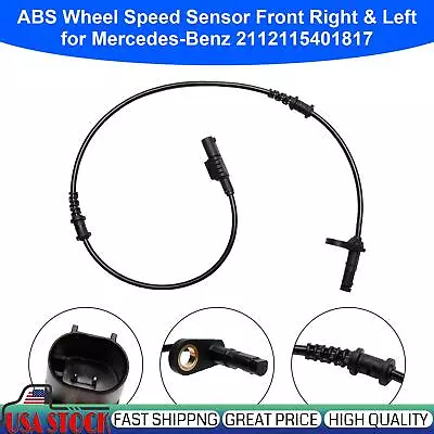 ABS Wheel Speed Sensor Front Right & Left For Mercedes-Benz 2112115401817 #2 • $17.63