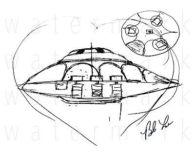 Bob Lazar UFO Sketch Hanger S4 51 Signed Photo 8X10 Print Poster Autograph RP • $16.99