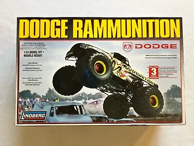 Lindberg Dodge Rammunition Monster Truck #73015 1/24 Scale Model Kit • $35
