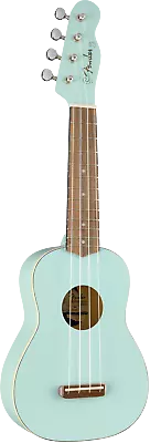 $89.99 • Buy Fender Venice Soprano Ukulele, Walnut Fingerboard, Daphne Blue