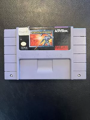 MechWarrior SNES Super Nintendo Game Tested • $23