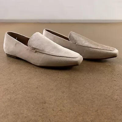 Tru Comfort Foam Women's Shoe Size 6.5 Taupe Silas Velvet Slip On Loafer New • $10.10