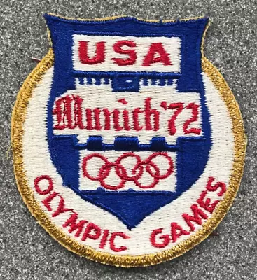 1972 Summer Olympics Munich Xx Olympic Games Vintage 3  Patch Steve Prefontaine • $14.95