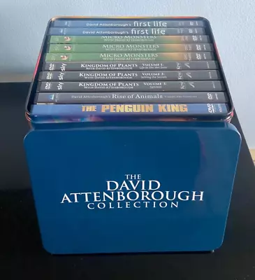 The David Attenborough Collection DVD Box Set In Tin Rare Wildlife • £10