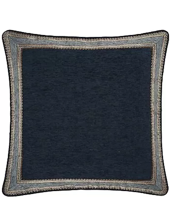 New J Queen New York Meridian European Euro Pillow Sham 26  X 26  Navy • $29.99