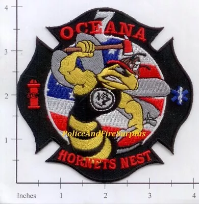 $3.99 • Buy Virginia - Virginia Beach Navy Air Station 7 VA Fire Dept Patch Oceana Hornets