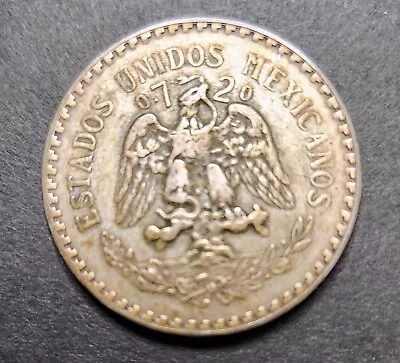 1934 Mexico Large Eagle Peso 0.72 Fineness Silver Coin Nice Details • $9.99