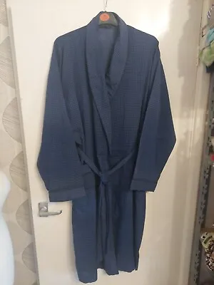 Mens 'BHS' Lightweight Cotton Dressing Gown/Robe. Belted. Pockets. Small(35-37 ) • £5.50