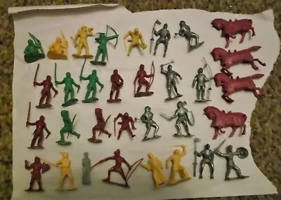 33 Recast Marx 54MM Robin Hood Figures Knights And Horses • $45.95