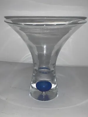 Ciroc Vodka Martini Glass With Blue Bubble Base 8 Oz • $14.95