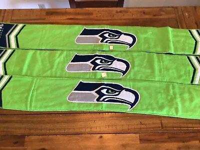 $14.90 • Buy Seattle Seahawks NFL Winter Scarf  Lot Of 3 Stadium Give Away