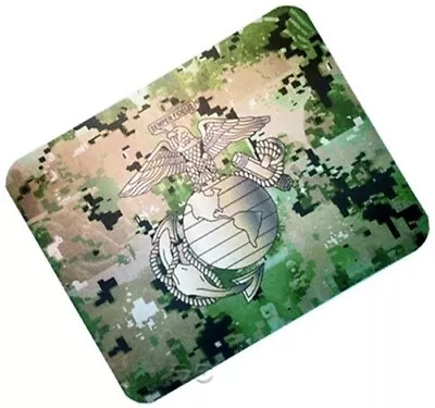 Marine Corps Mouse Pad Woodland Digital Camouflage EGA 1/8  Sublimated Soft USMC • $11.97