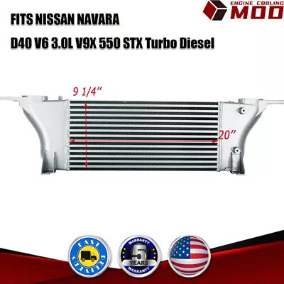 $399 • Buy Upgraded Front Mount Intercooler Fits Navara D40 Pathfinder V6 3.0l V9x 550 Stx 