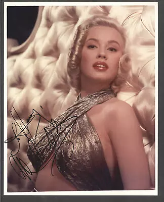 Mamie Van Doren - Signed Autograph Color 8x10 Photo - Playboy Playmate • $54.99