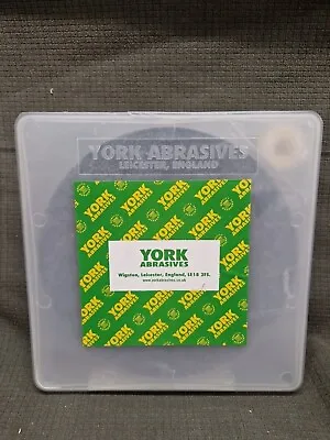 York 200X20X31.75MM A46P5V10 Hard Aluminium Oxide Bench Grinding Wheel • £49.99