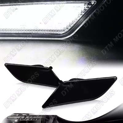 For 2010-2013 Mercedes W212 E-Class Smoke Lens White LED Side Marker Lights Lamp • $21.99