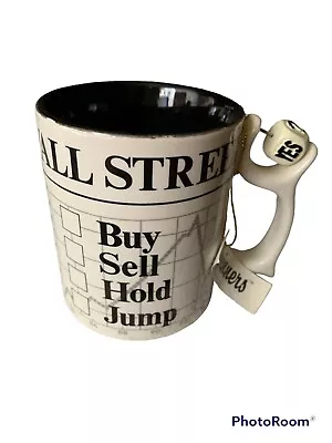 Wall Street Stock Market 12oz Dept 56 Spinner Coffee Mug Cup Financial Trader  • $15.99