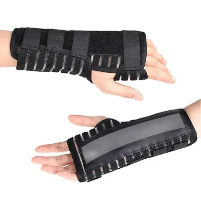 £4.95 • Buy Men Women Hand Wrist Brace Support Adjustable Carpal Tunnel Splint Arthritis UK