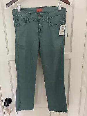 Mother The Rascal Fray Blue Lagoon Jeans Pants Size 27 NWT • $24.99