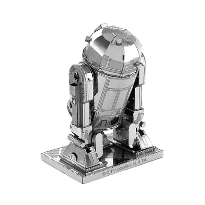 Fascinations Metal Earth Star Wars Robot R2-D2 3D Laser Cut Steel Model Kit • $12.95