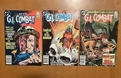 G.I. Combat 3 Comic Lot # 285 Rare Double Cover 287 & 288 DC Comics GI War 1986 • $49.99