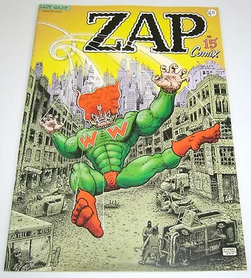 Zap Comix #15 VF/NM (1st) Print - Robert Crumb - Gilbert Shelton  Wonder Warthog • $19.99