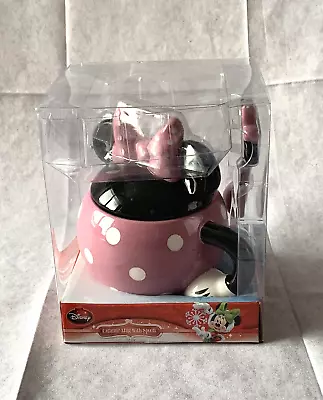 Disney Minnie Mouse Ceramic Mug With Spoon Set Kcare New Pink • $14.99
