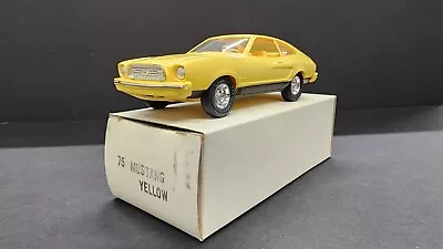 1975 Mustang Promo Yellow 1/25 Scale W/box S1 • $65
