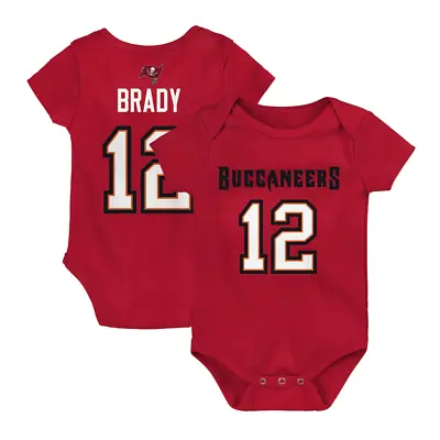 Tampa Bay Buccaneers Babygrow (Size 24M) Infant's Player Suit - Brady - New • £14.99