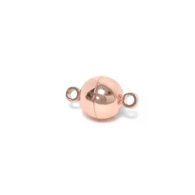 £2.99 • Buy Brass Magnetic Clasp Rose Gold Round 8x14mm
