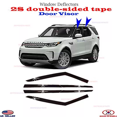 Door Visor Vent Shade Rain Window Guard Fits For Land Rover Discovery 2017-2023 • $56.93