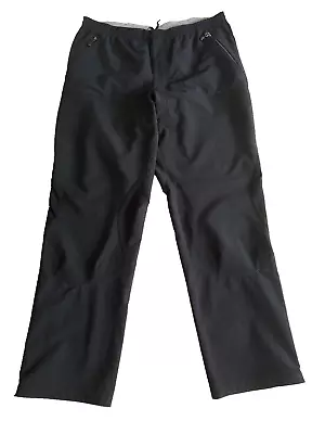 Patagonia Integral Softshell Elastic Waist Ankle Zip Black Pants Men's Size XL • $34