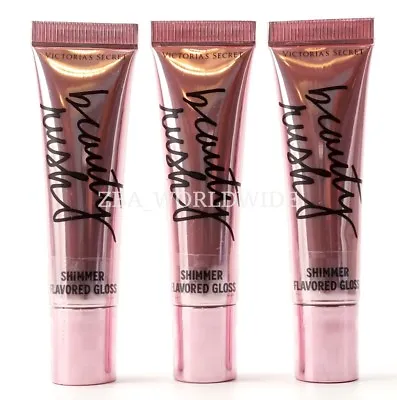 Victoria's Secret Beauty Rush Lot Of 3 Shimmer Flavored Lip Gloss - Candy Ice  • $12.71