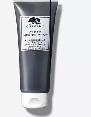 2 Charcoal |Clay Mask Clears PoresOil Acne Clear Improvement Brand New Origins • $6.99