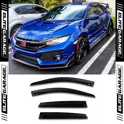 Weathershields Side Window Visors For Honda Civic FK8 Type R Hatchback (16-20) • $79.99