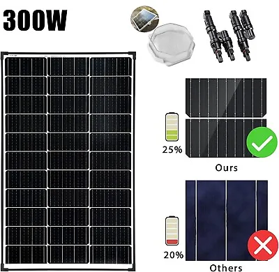 12V 300W Solar Panel Mono Home Caravan Camping Power Source Charging Battery AU • $95