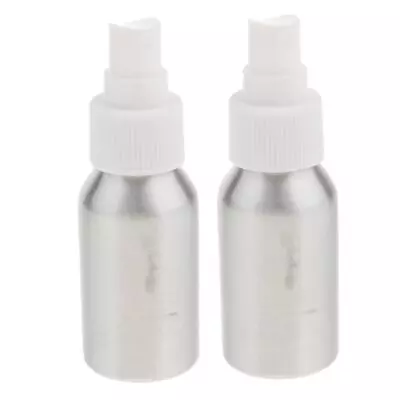 2PCS Aluminum Empty Refillable Fine Mist Spray Bottle Perfume Sparyer • £4.84