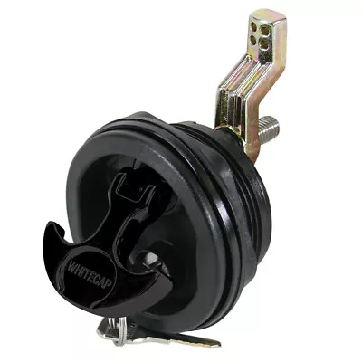 Whitecap T-Handle Latch - Nylon Black/Black - Locking 3226BC UPC 725060322618 • $36.79