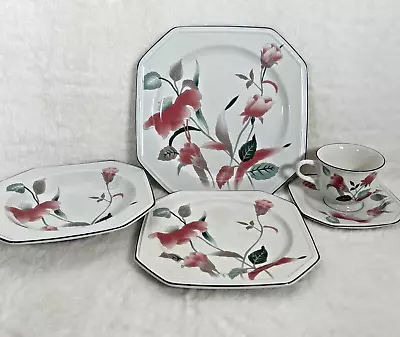 Mikasa Silk Flowers Vintage China 5-piece Place Setting #F3003 • $39.95