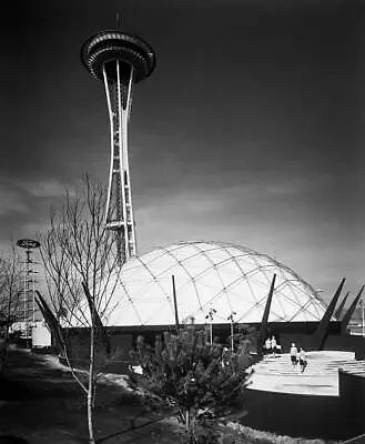 Seattle Washington This Unique Geodesic Dome House Ford Motor C- 1962 Old Photo • $9