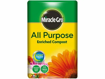 Miracle Gro All Purpose Enriched Compost 40L Home Garden Planting Growing Soil • £9.11