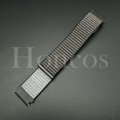 20 22 MM Gray Nylon Trail Loop Strap Watch Band Quick Release Fits For Timex US • $10.99