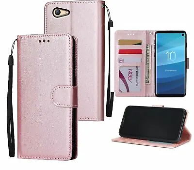 $6.95 • Buy Oppo A59 F1s Leather Wallet Case Silky Finish 3 Card 1 Pocket