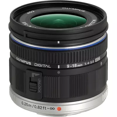 Olympus 9-18mm F4.0-5.6 M.ZUIKO Digital ED Micro Four Thirds Lens DA0695 • £449