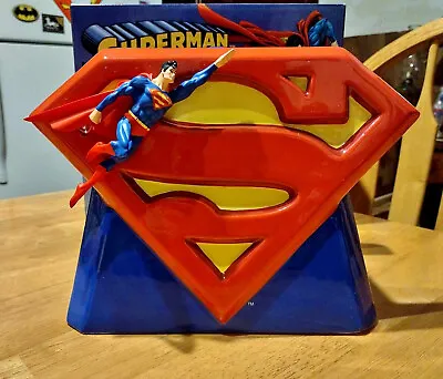 Superman  S  Logo Ltd. Edition 8  Cookie Jar #1515/2400 Vandor DC Comics • $125