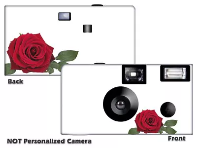 5 Red Rose Disposable Single Use Cameras Fun Cameras Fuji Film (F50100) • $83.45