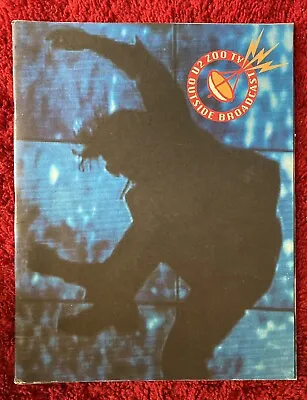 U2 Zoo TV Outside Broadcast 1992 US Official Tour Program Book • $39.99