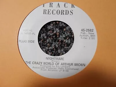 Arthur Brown M- Promo 45 Nightmare / I Put A Spell On You • $7.49