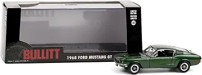 Greenlight Bullitt 1968 Ford Mustang GT Steve McQueen 1/43 Diecast 86431 • $29.95