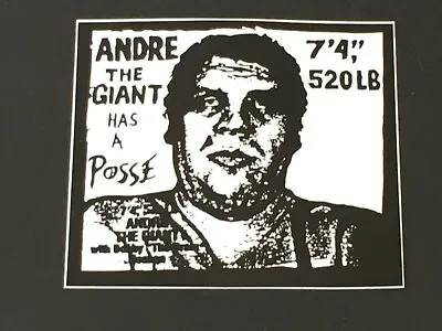 SHEPARD FAIREY OBEY GIANT Andre The Giant Has A Posse Sticker - Official Genuine • £1.60
